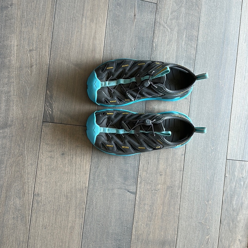 HOKA Hopara Water Shoes - dark dull grey/antigua sand. Like new.